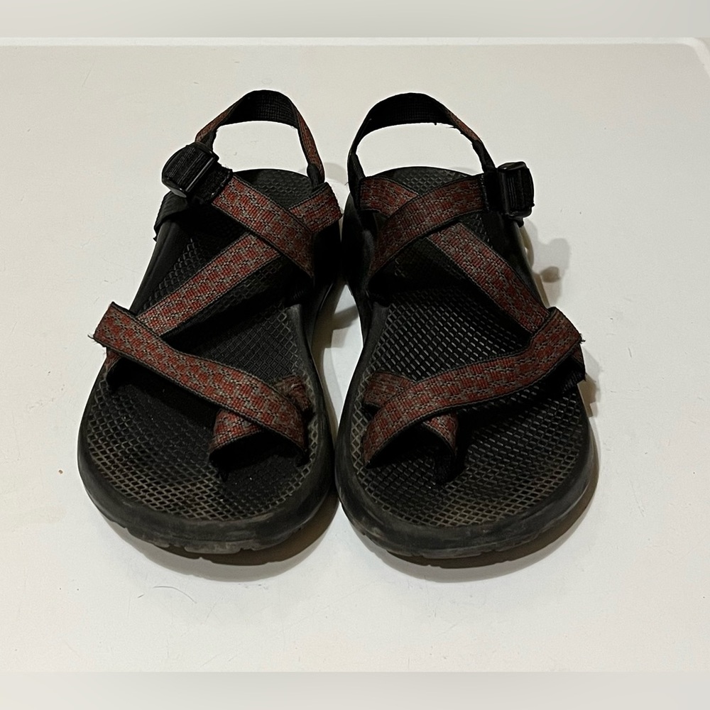Chacos With Adjustable Toe Strap. Reddish With Ot… - image 1